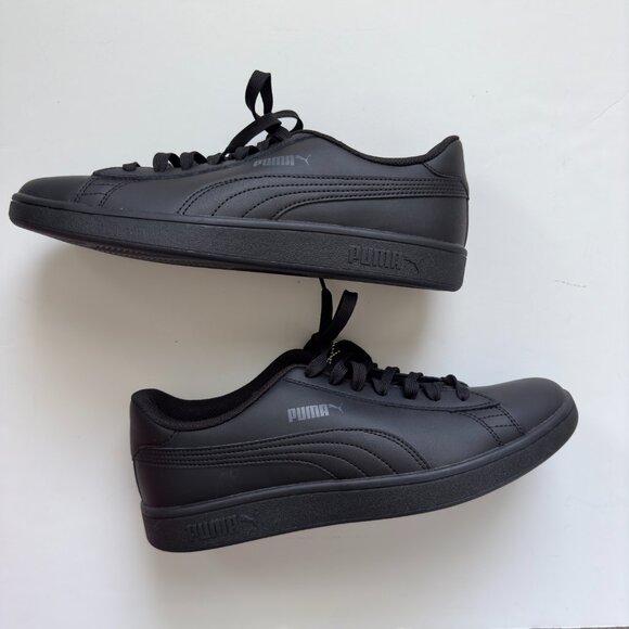 NWT Puma Smash V2 Sneakers Black - Picture 7 of 12